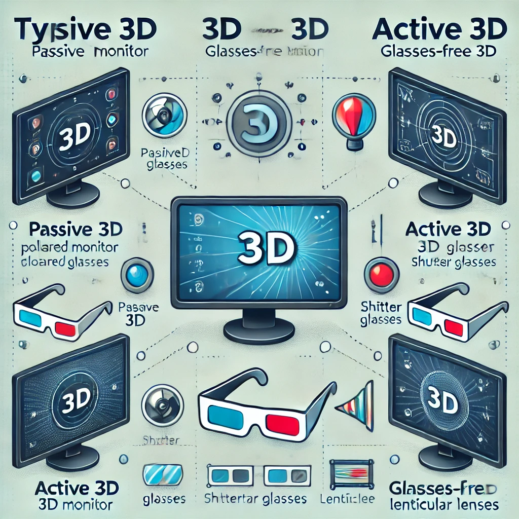 Types of 3D Monitors