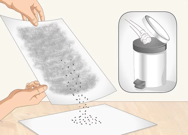 Remove any loose charcoal dust by shaking it off onto a spare piece of paper